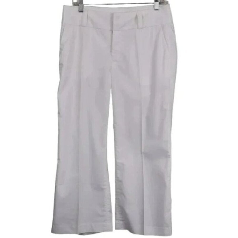 Roots Gold White Capri  Pants Crop Size 0